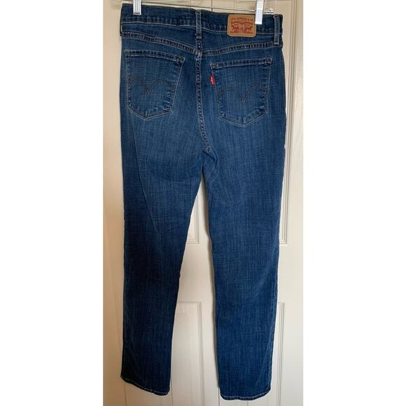 Levi's classic straight 5 pocket jeans size 4 regular euc - Picture 3 of 8